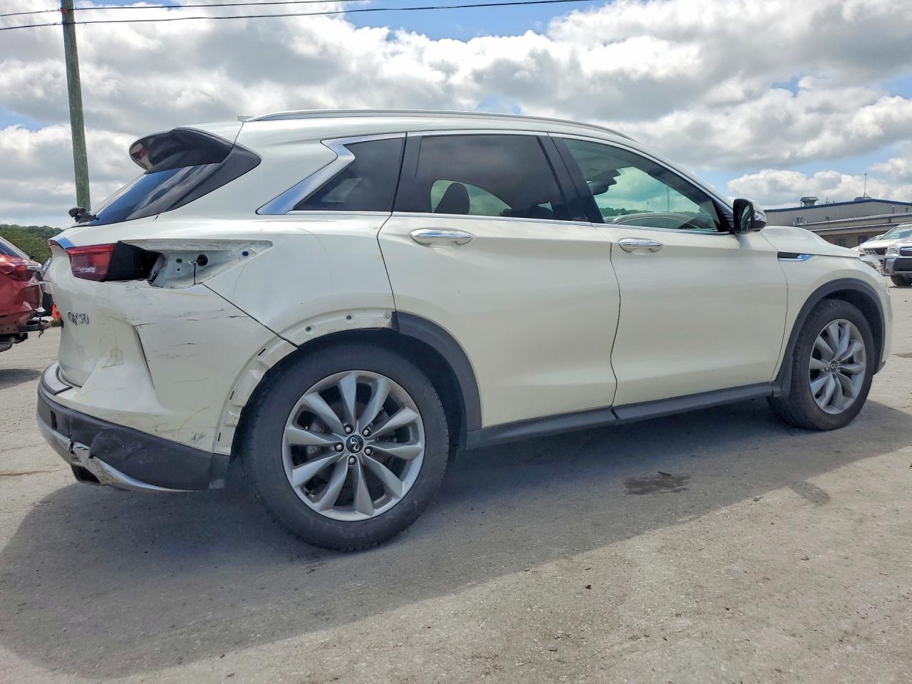2021 Infiniti Qx50 Essential White vin: 3PCAJ5CB7MF115231