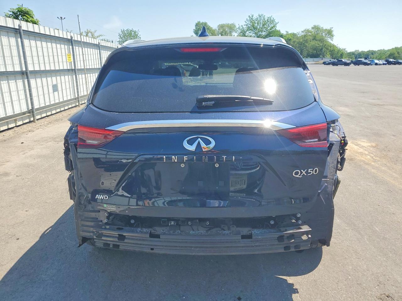 2021 Infiniti Qx50 Essential Синий vin: 3PCAJ5CB9MF121483