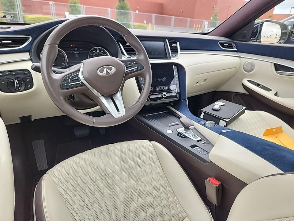 2021 Infiniti Qx50 Autograph Синий vin: 3PCAJ5DA3MF122019
