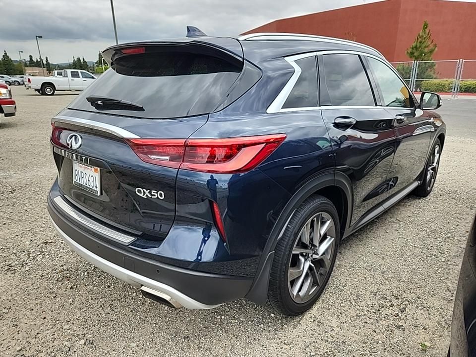2021 Infiniti Qx50 Autograph Синий vin: 3PCAJ5DA3MF122019