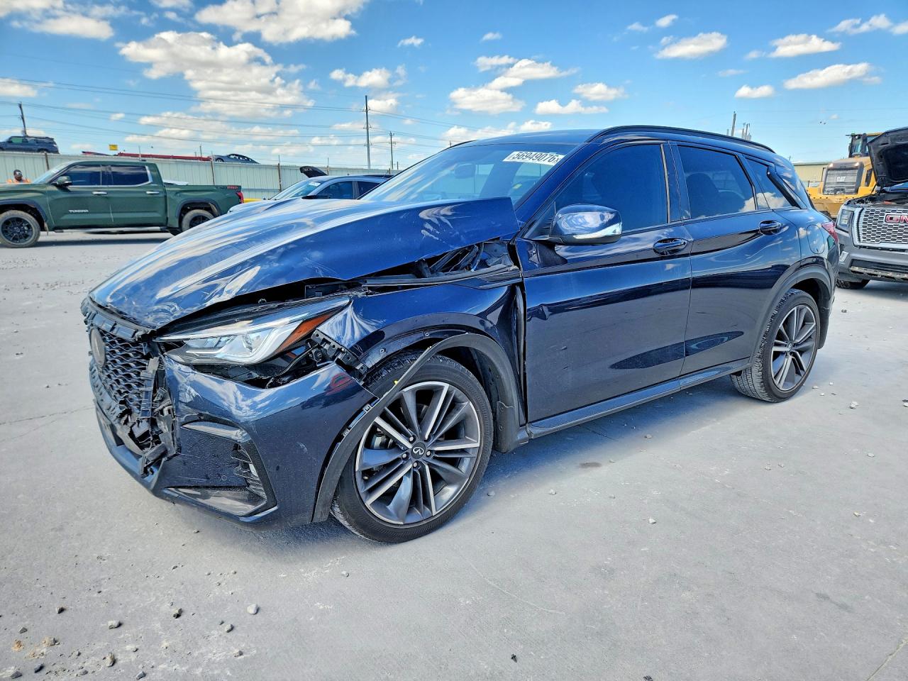 2024 Infiniti Qx50 Sport Blue vin: 3PCAJ5FA3RF111266