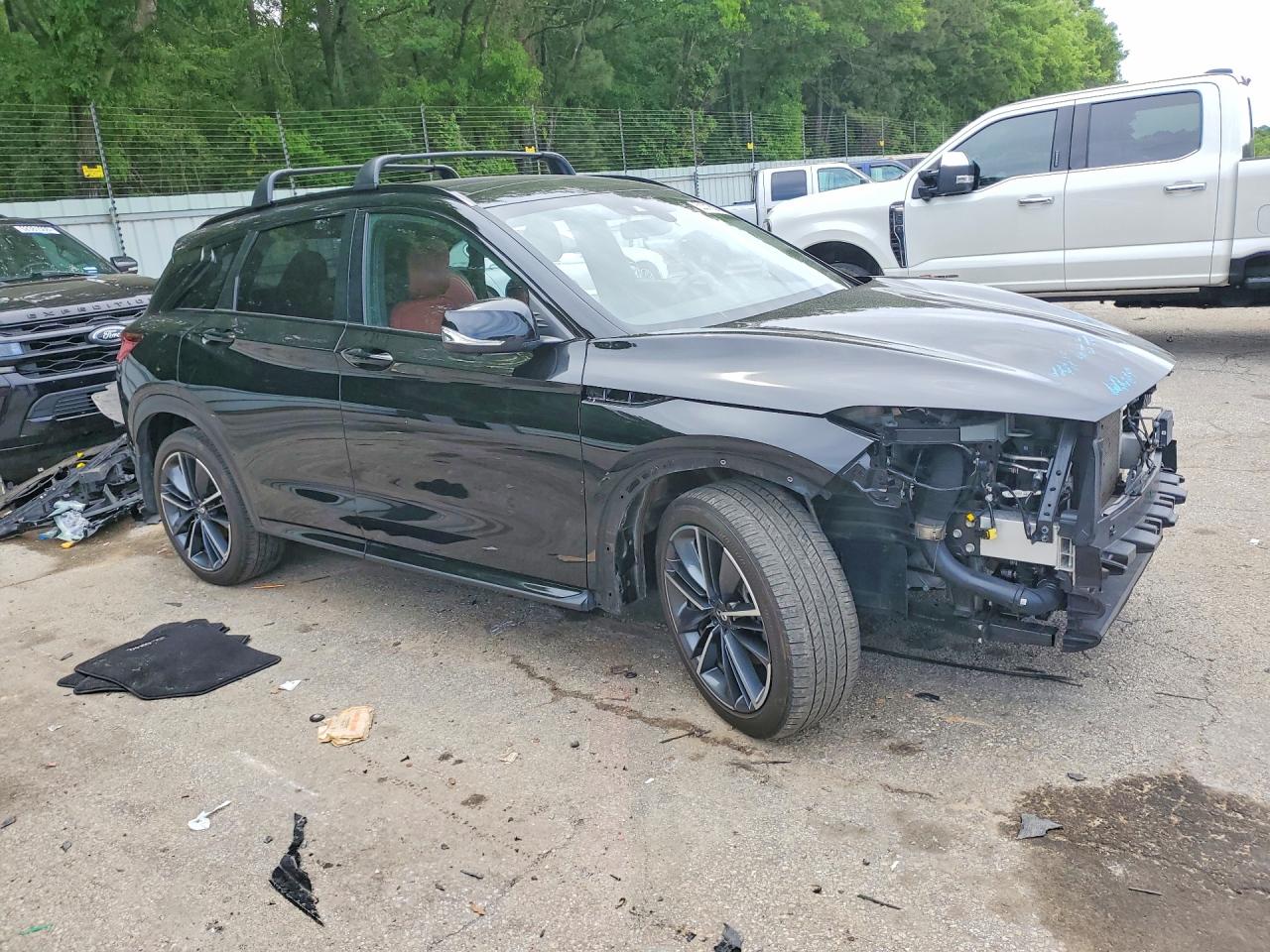 2024 Infiniti Qx50 Sport Black vin: 3PCAJ5FB9RF113872