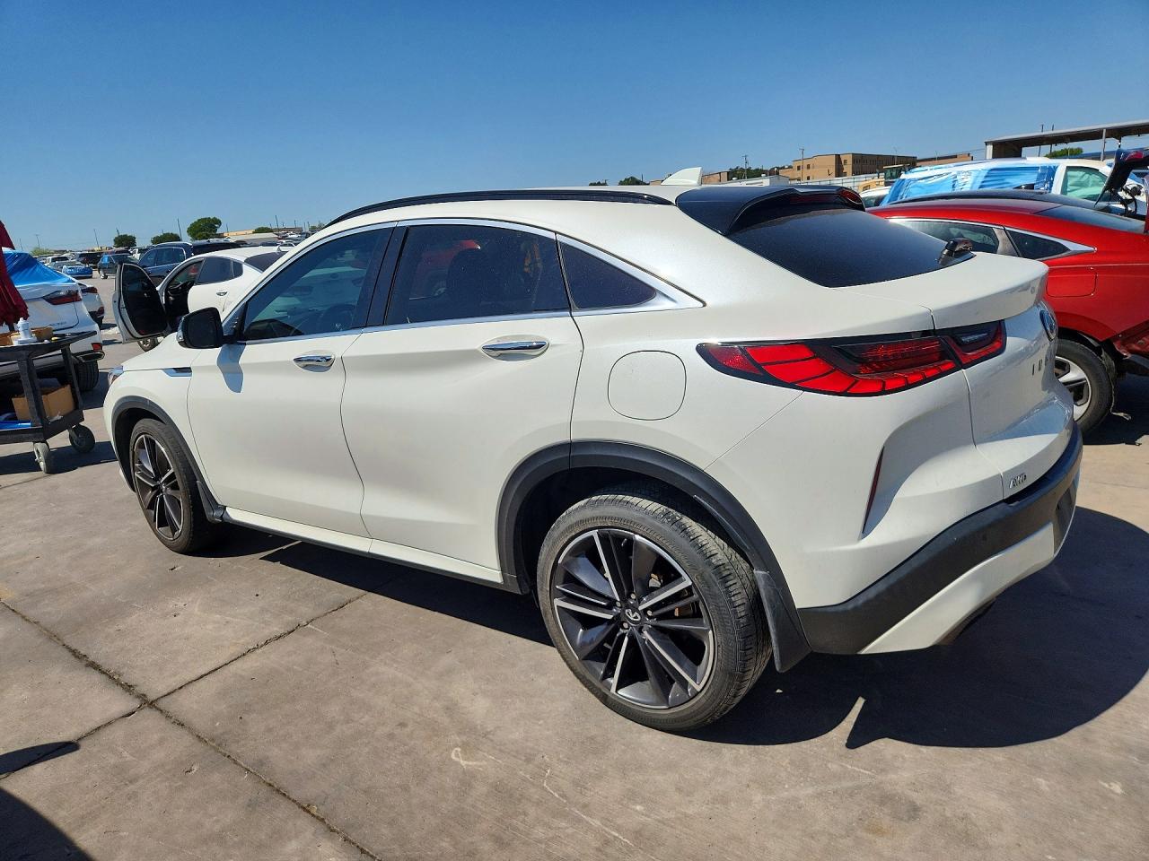 2022 Infiniti Qx55 Luxe White vin: 3PCAJ5J3XNF105872