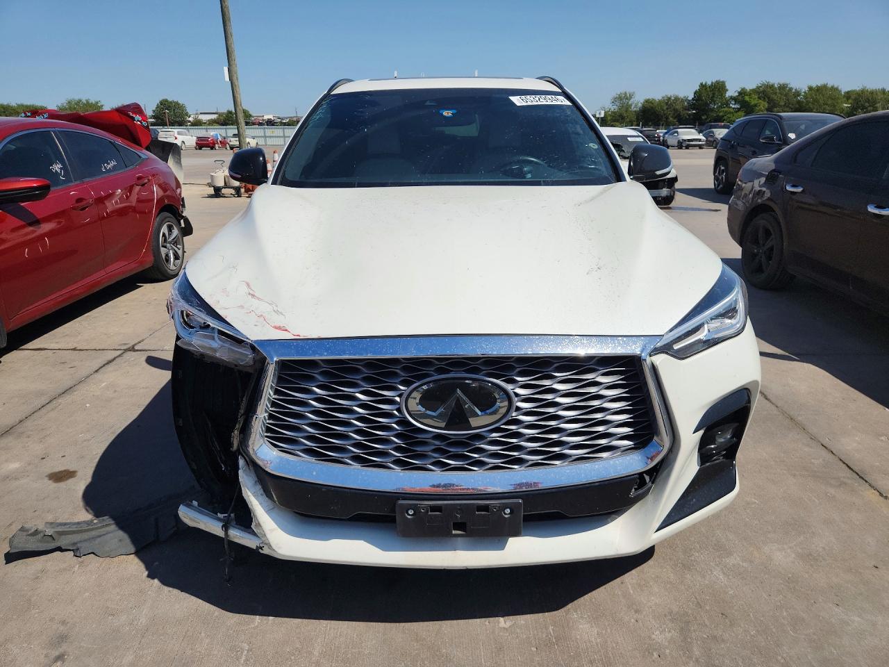 2022 Infiniti Qx55 Luxe White vin: 3PCAJ5J3XNF105872