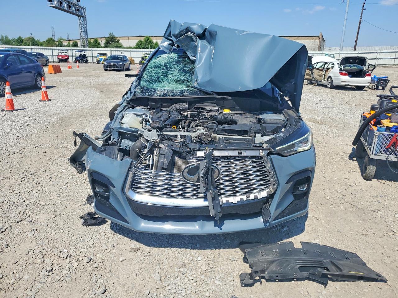 2023 Infiniti Qx55 Luxe Blue vin: 3PCAJ5JR5PF100604