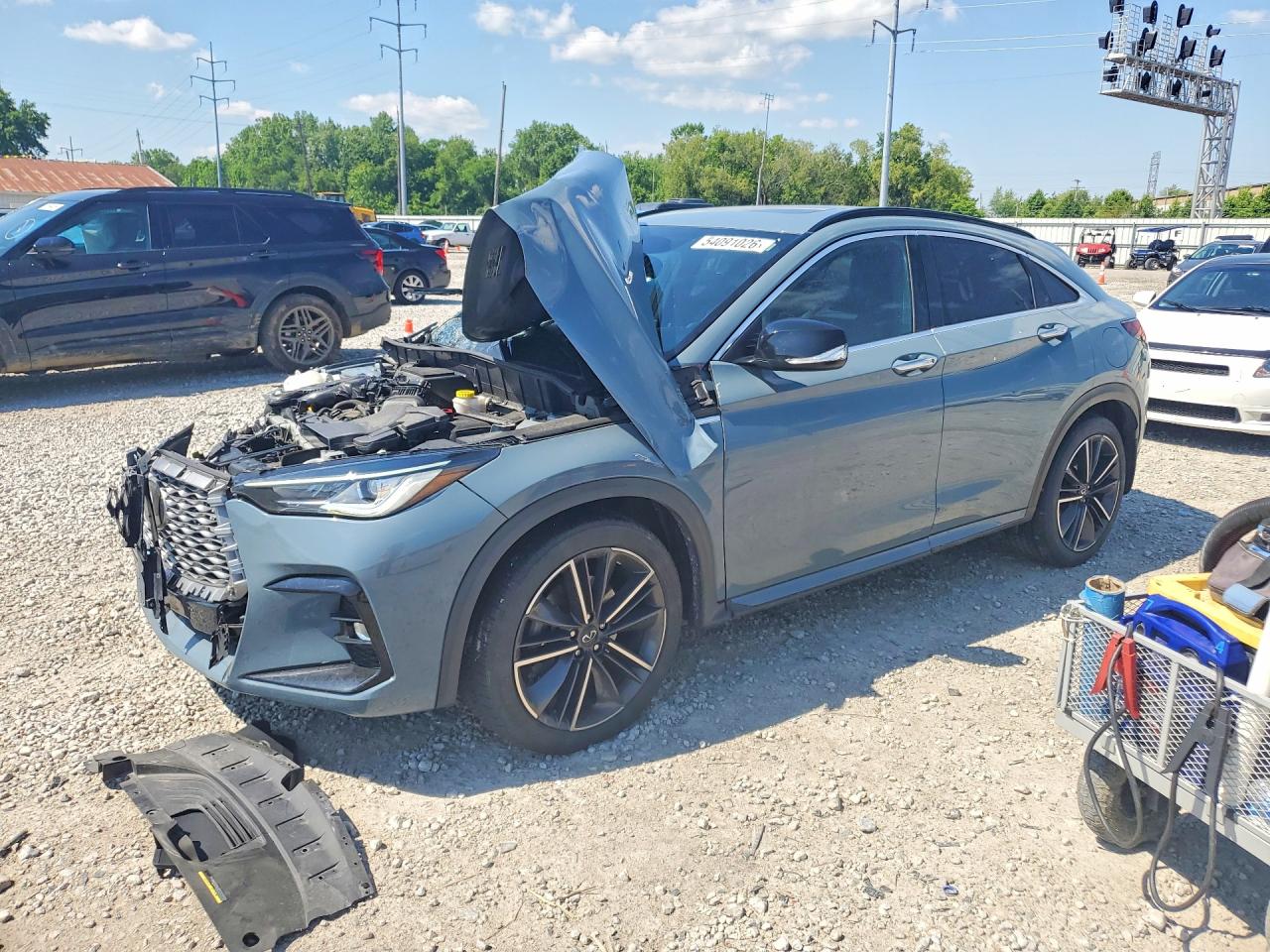 2023 Infiniti Qx55 Luxe Blue vin: 3PCAJ5JR5PF100604