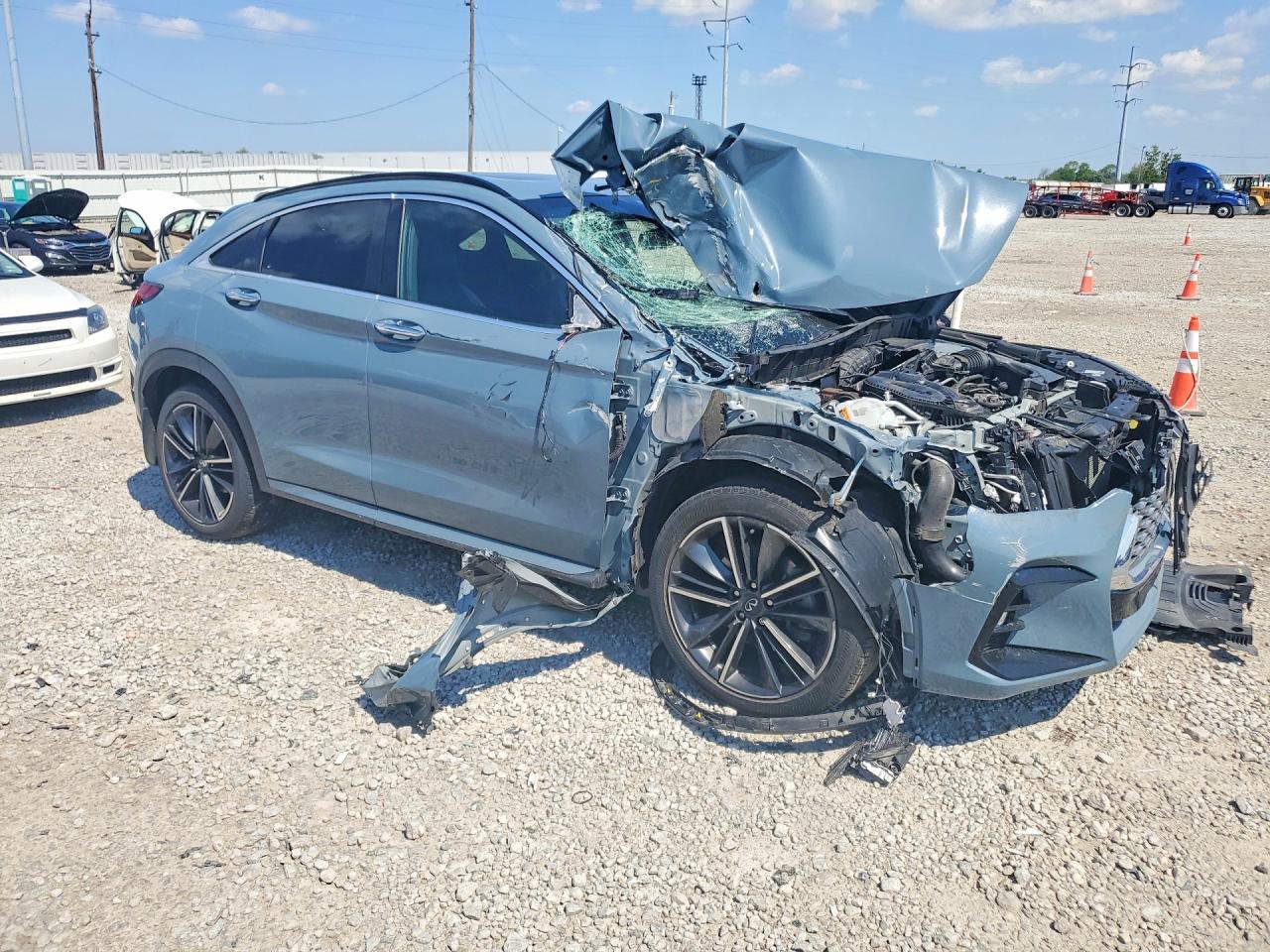 2023 Infiniti Qx55 Luxe Blue vin: 3PCAJ5JR5PF100604