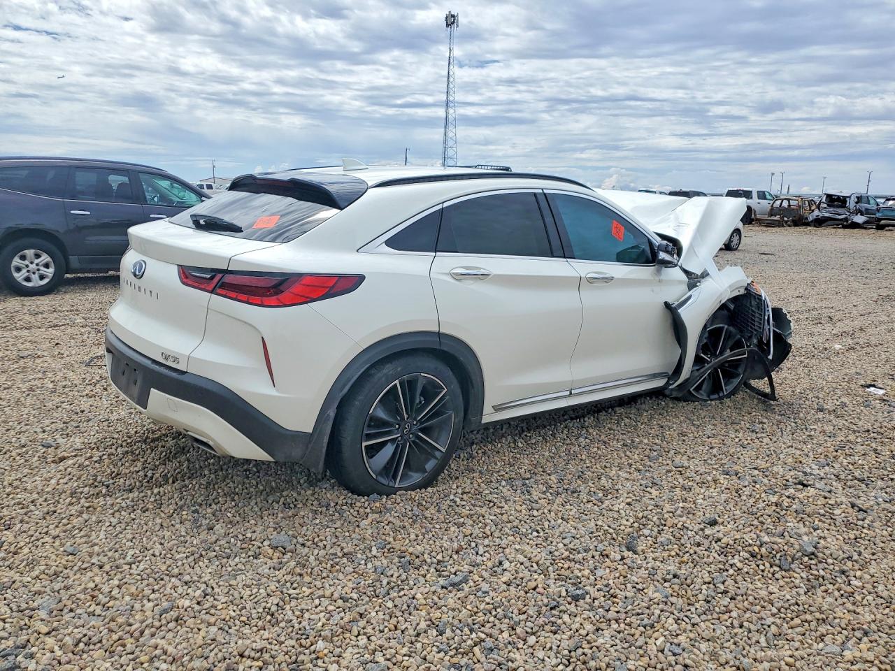 2022 Infiniti Qx55 Essential White vin: 3PCAJ5K37NF112843