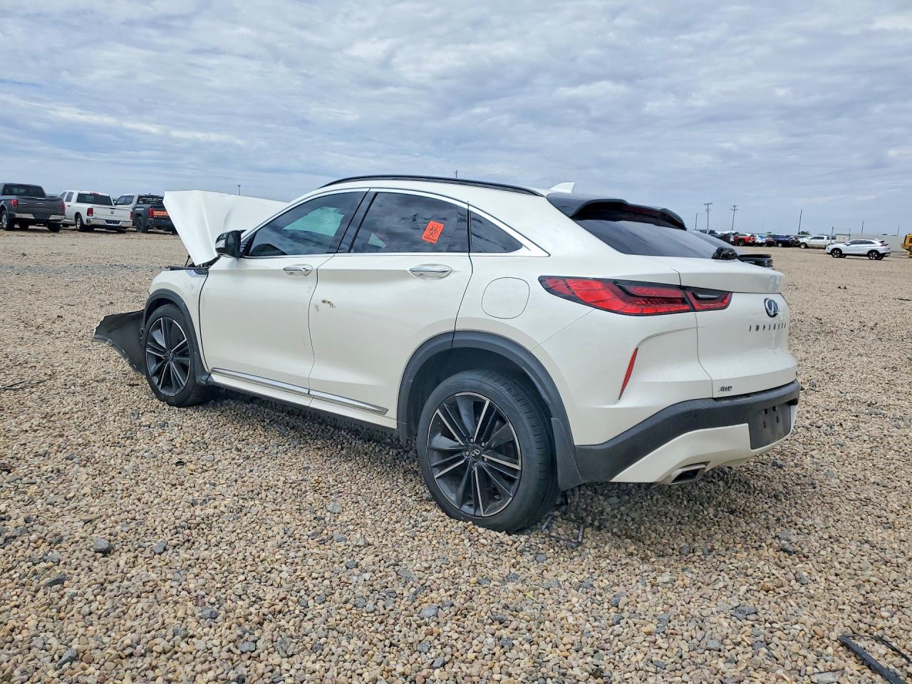 2022 Infiniti Qx55 Essential White vin: 3PCAJ5K37NF112843
