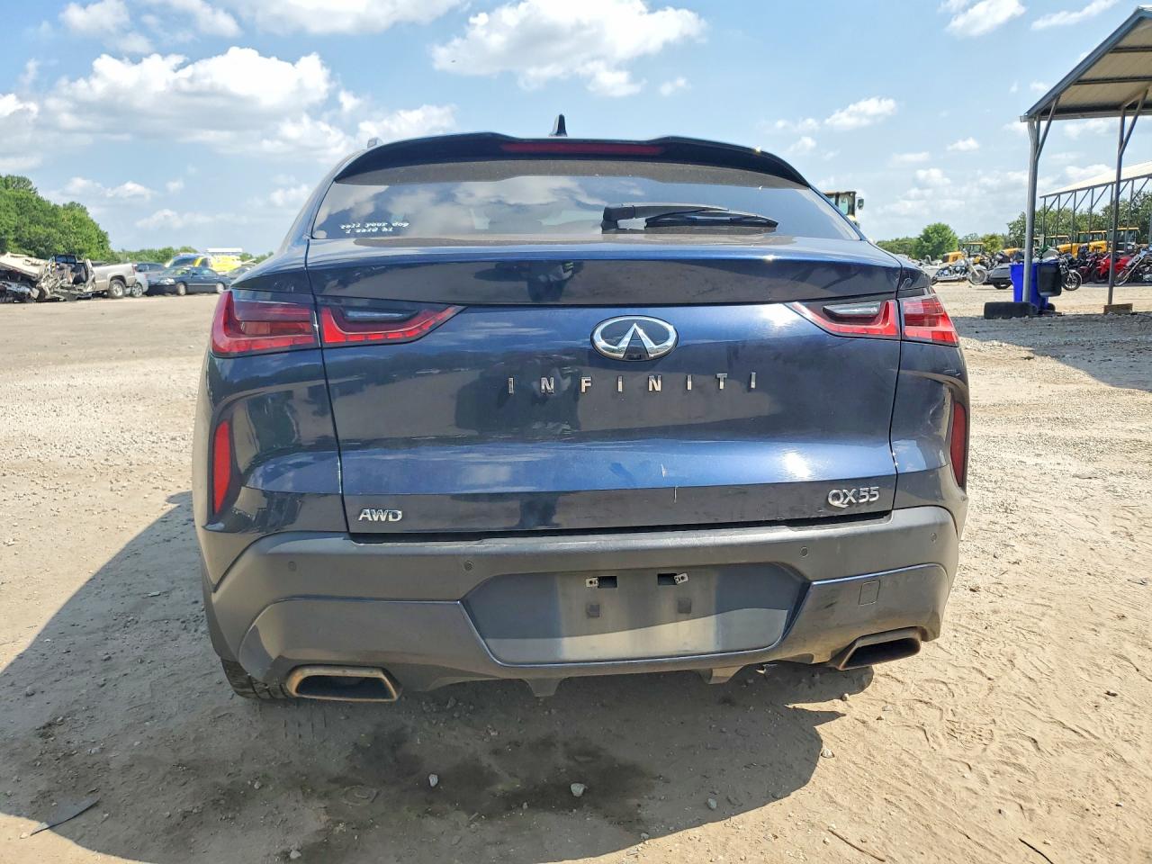 2023 Infiniti Qx55 Essential Black vin: 3PCAJ5KR1PF101635