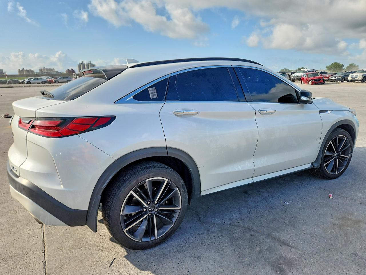 2023 Infiniti Qx55 Essential White vin: 3PCAJ5KR1PF124140