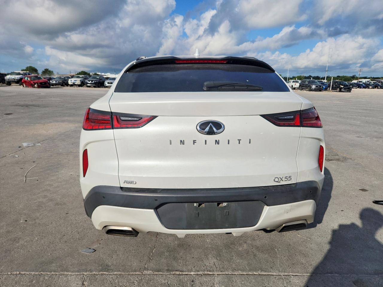 2023 Infiniti Qx55 Essential White vin: 3PCAJ5KR1PF124140