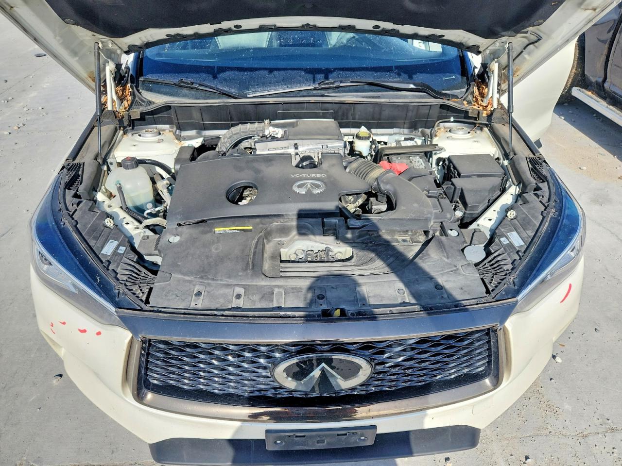 2020 Infiniti Qx50 Essential White vin: 3PCAJ5M13LF110824