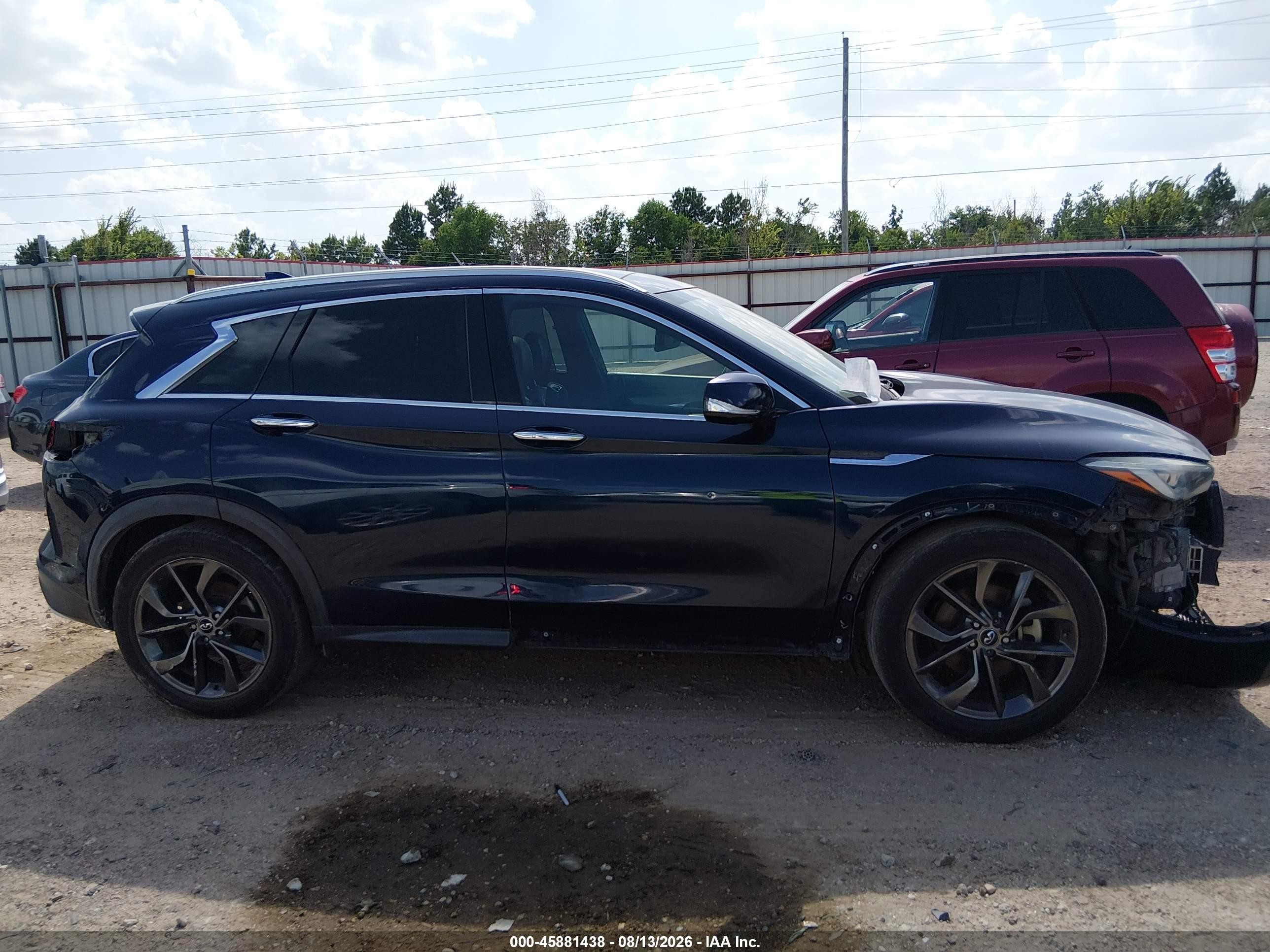 2019 Infiniti Qx50 Essential Синий vin: 3PCAJ5M15KF103419