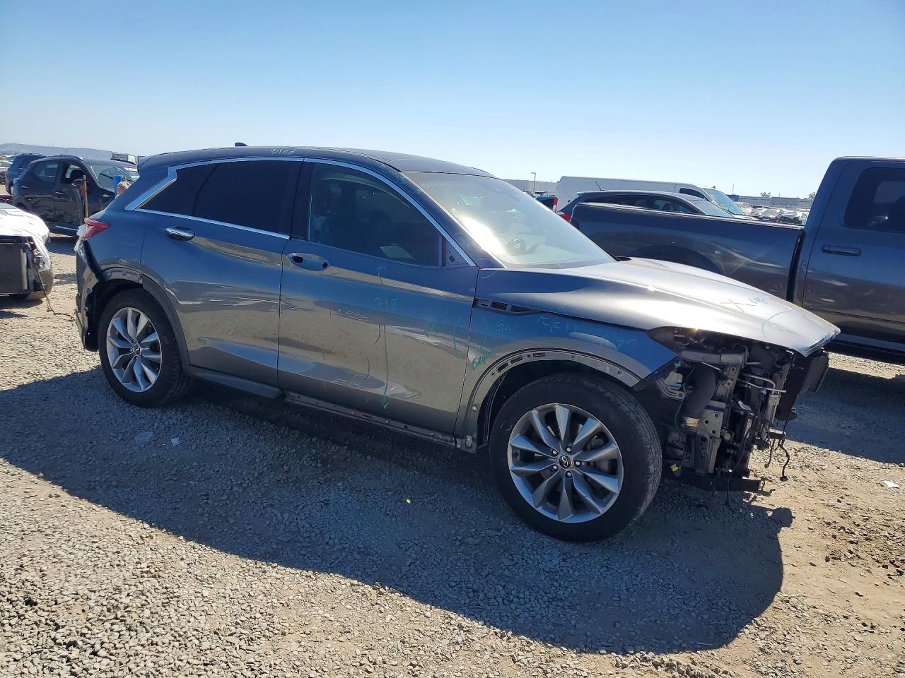 2019 Infiniti Qx50 Luxe Gray vin: 3PCAJ5M15KF132354