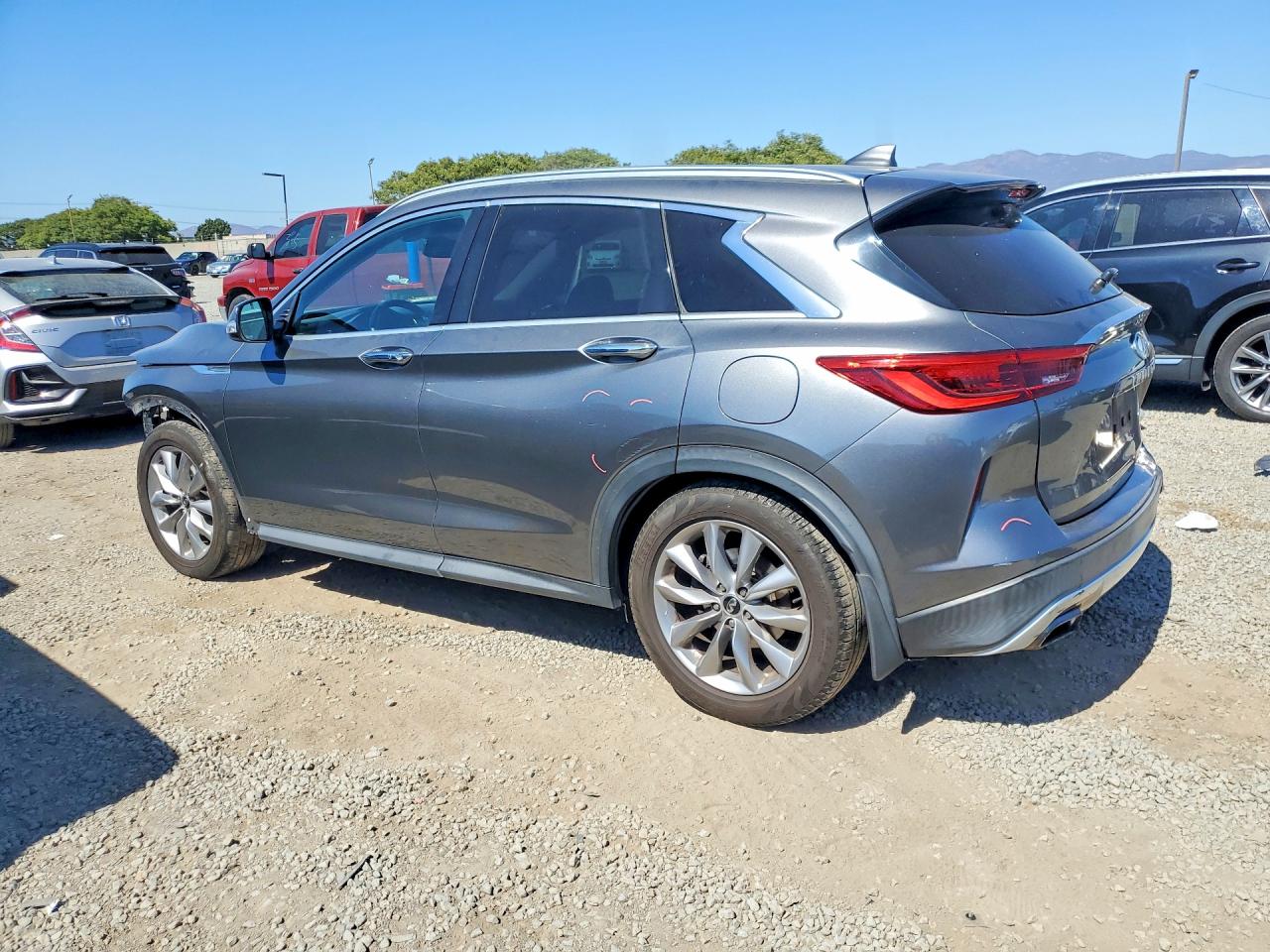 2019 Infiniti Qx50 Luxe Gray vin: 3PCAJ5M15KF132354