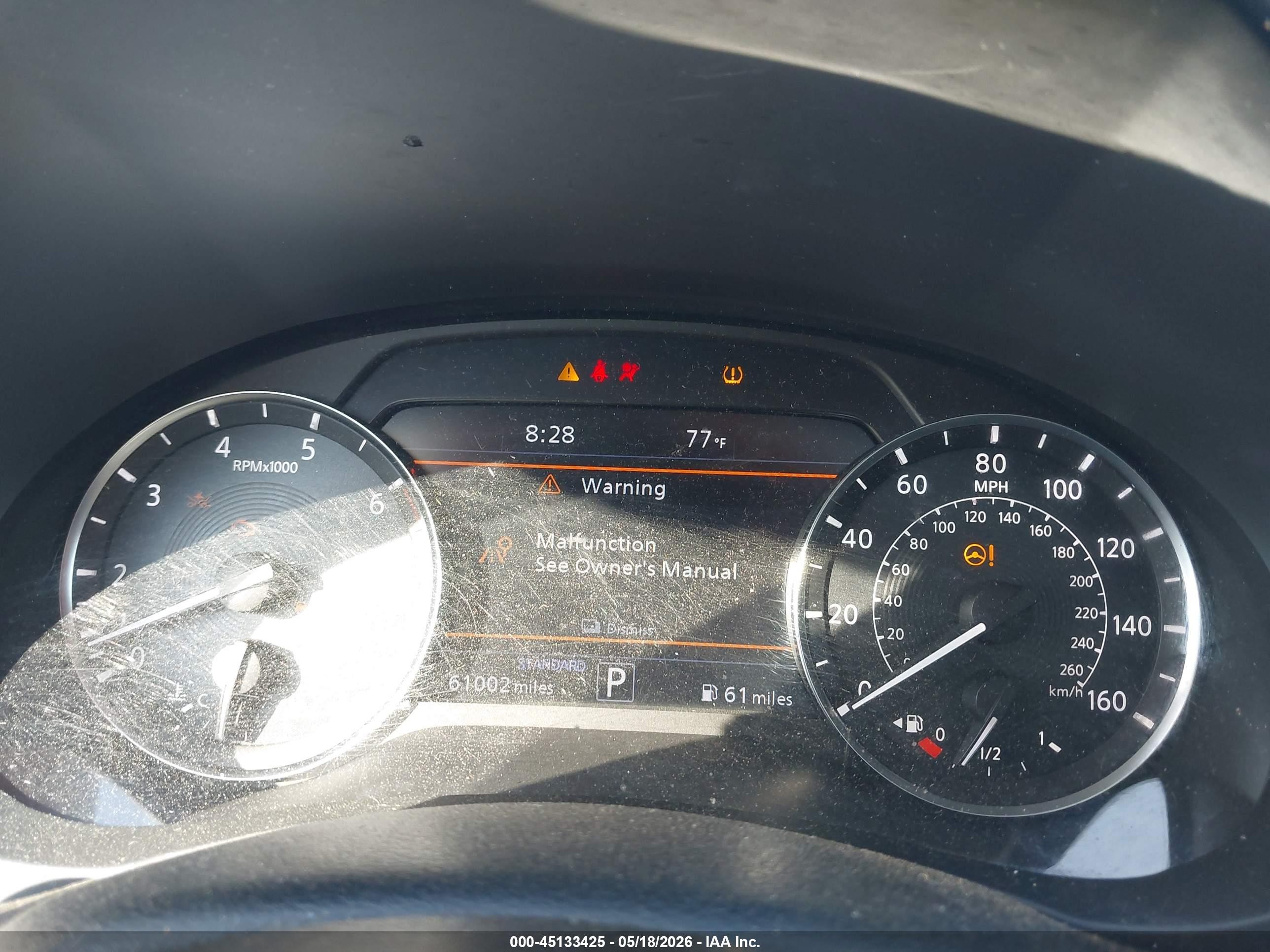 2020 Infiniti Qx50 Sensory Черный vin: 3PCAJ5M15LF121419