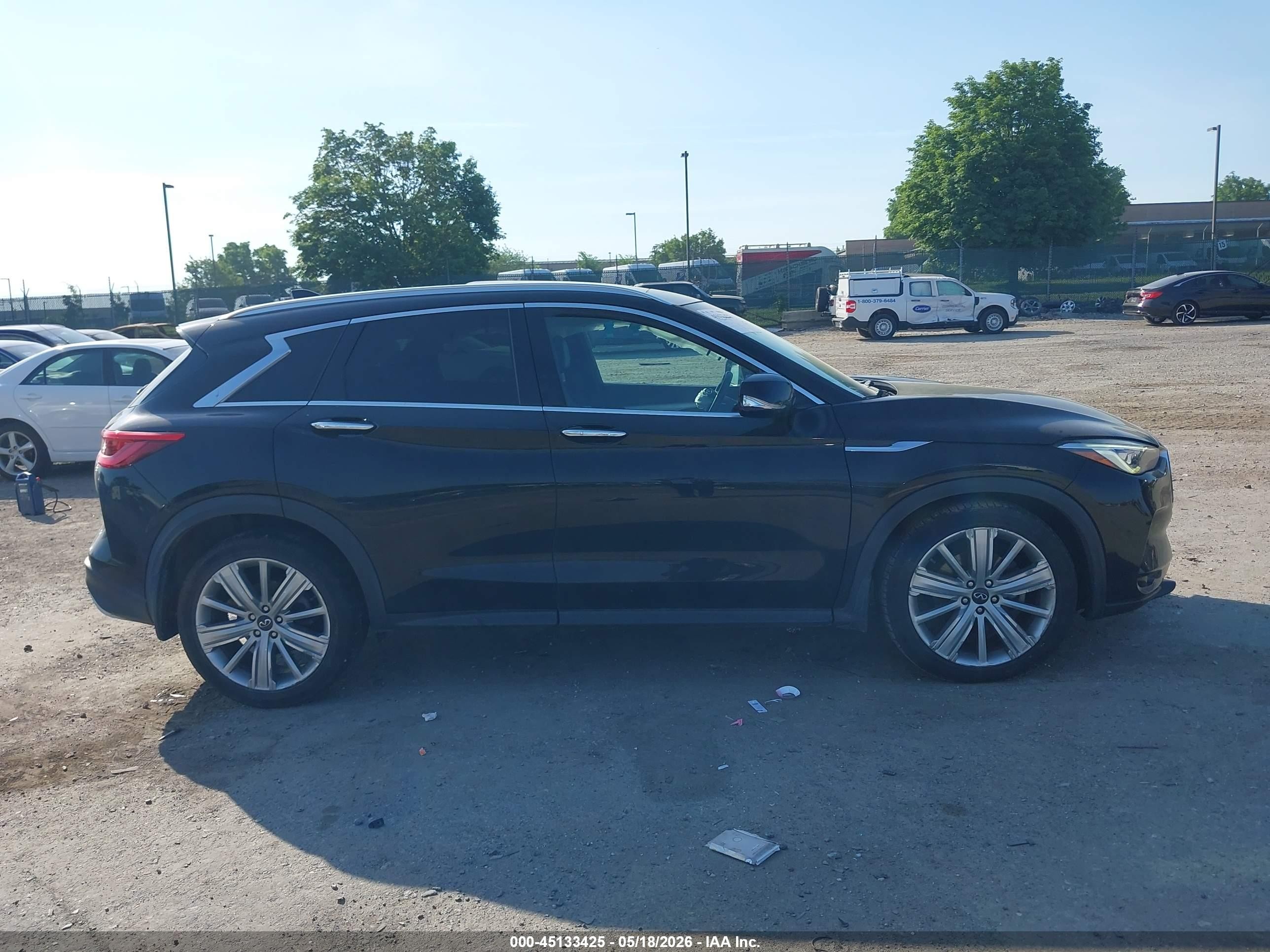 2020 Infiniti Qx50 Sensory Черный vin: 3PCAJ5M15LF121419