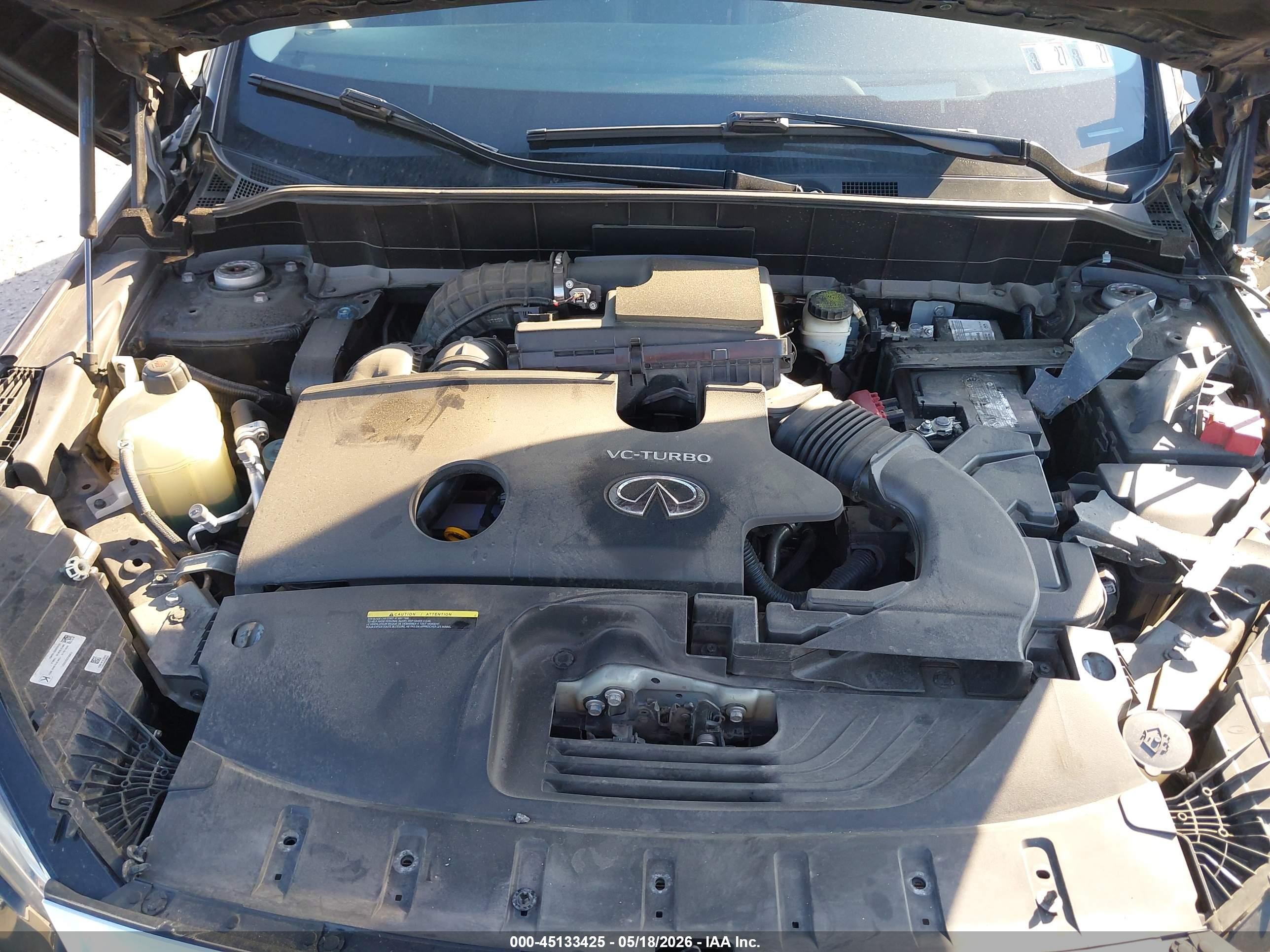 2020 Infiniti Qx50 Sensory Черный vin: 3PCAJ5M15LF121419