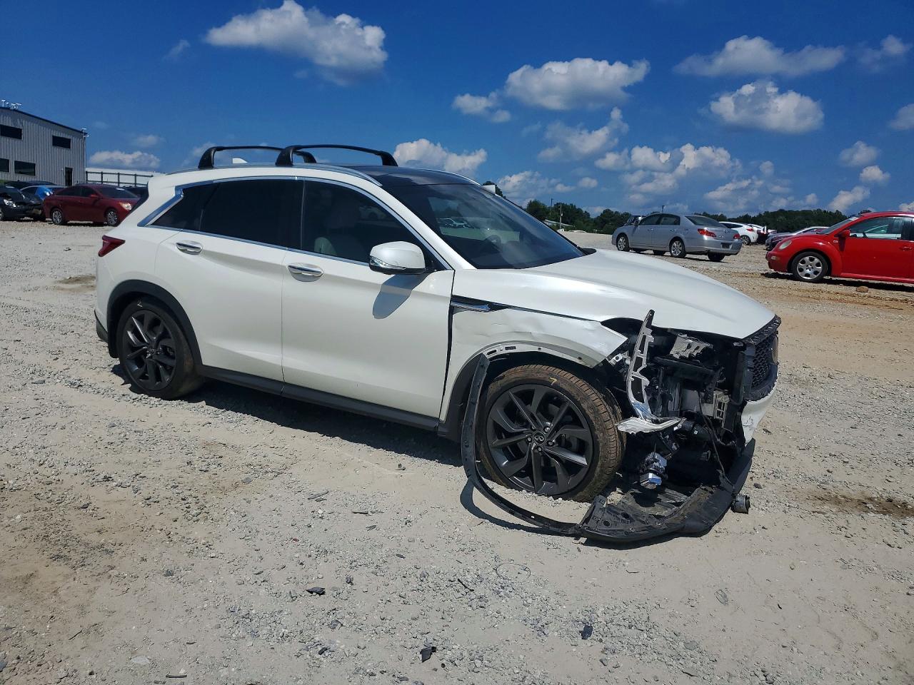 2019 Infiniti Qx50 Essential White vin: 3PCAJ5M16KF106426