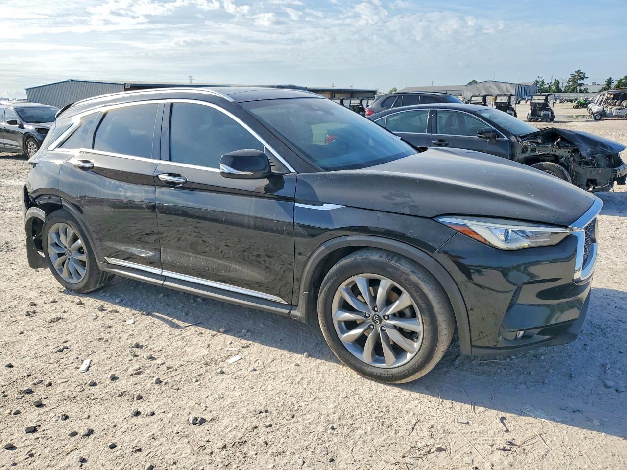 2019 Infiniti Qx50 Luxe Black vin: 3PCAJ5M16KF129673