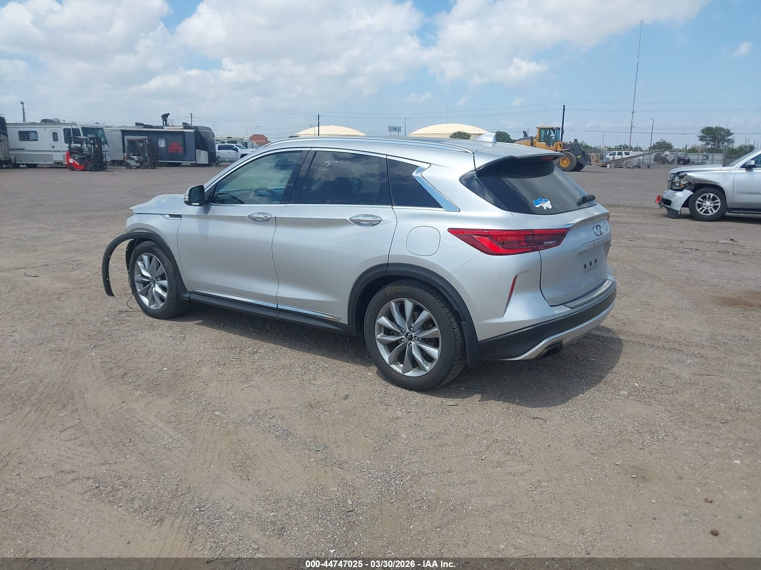 2019 Infiniti Qx50 Essential Silver vin: 3PCAJ5M16KF133142