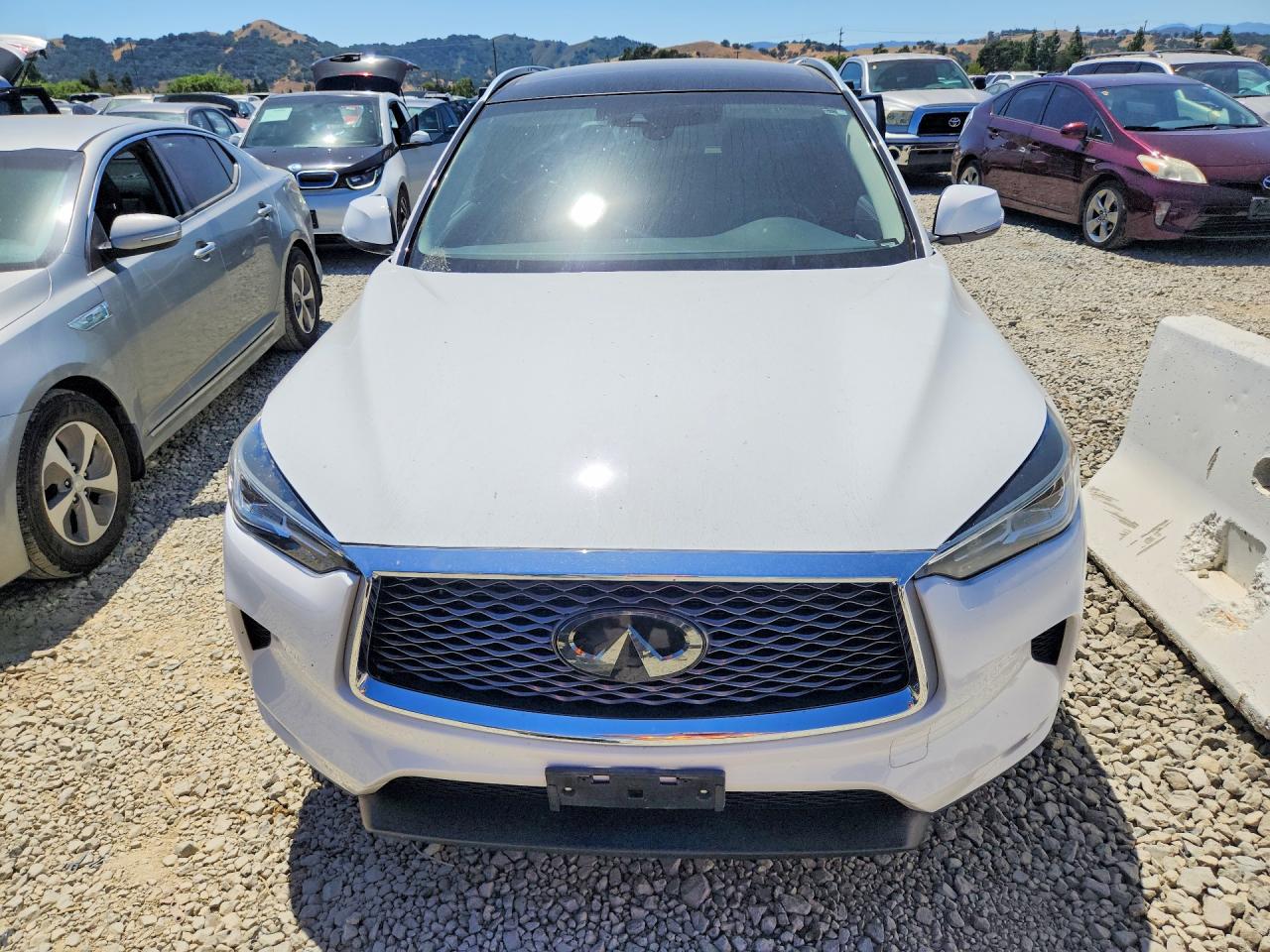 2019 Infiniti Qx50 Luxe White vin: 3PCAJ5M17KF126202