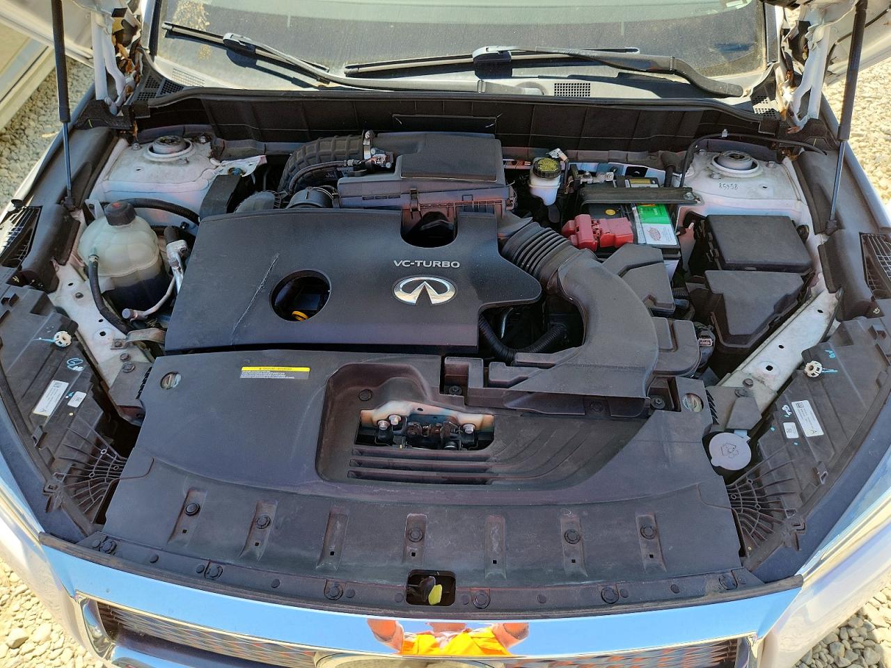 2019 Infiniti Qx50 Luxe White vin: 3PCAJ5M17KF126202