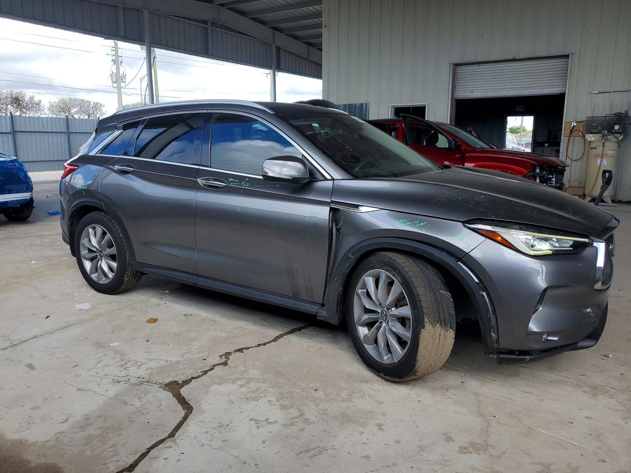 2020 Infiniti Qx50 Luxe Gray vin: 3PCAJ5M18LF103593