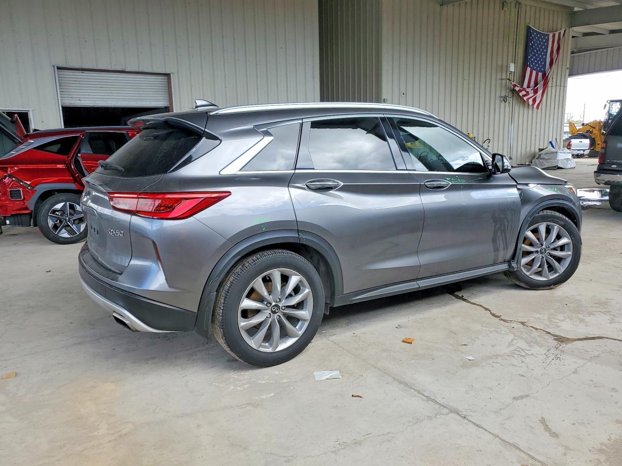 2020 Infiniti Qx50 Luxe Gray vin: 3PCAJ5M18LF103593