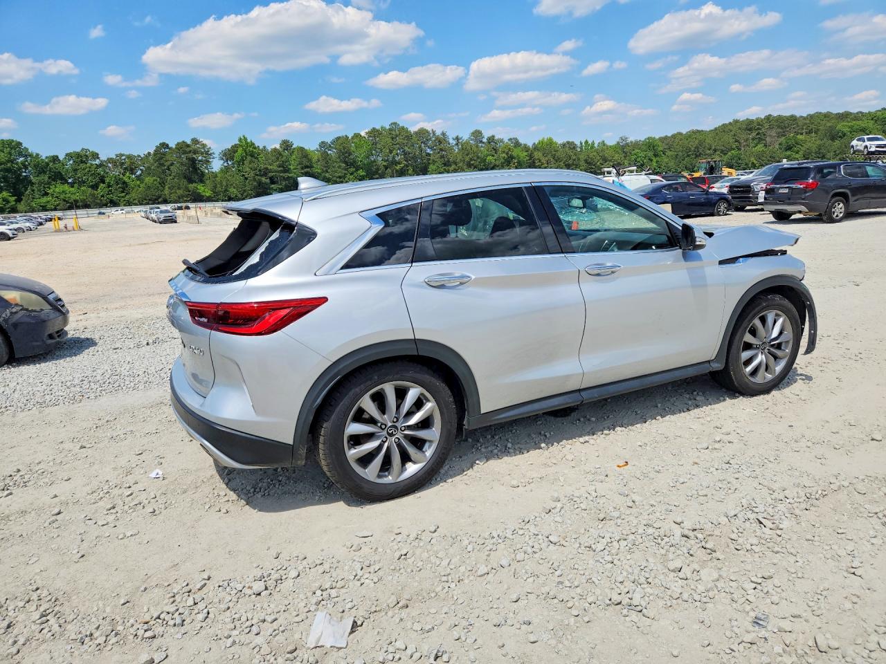 2020 Infiniti Qx50 Luxe Silver vin: 3PCAJ5M18LF104713
