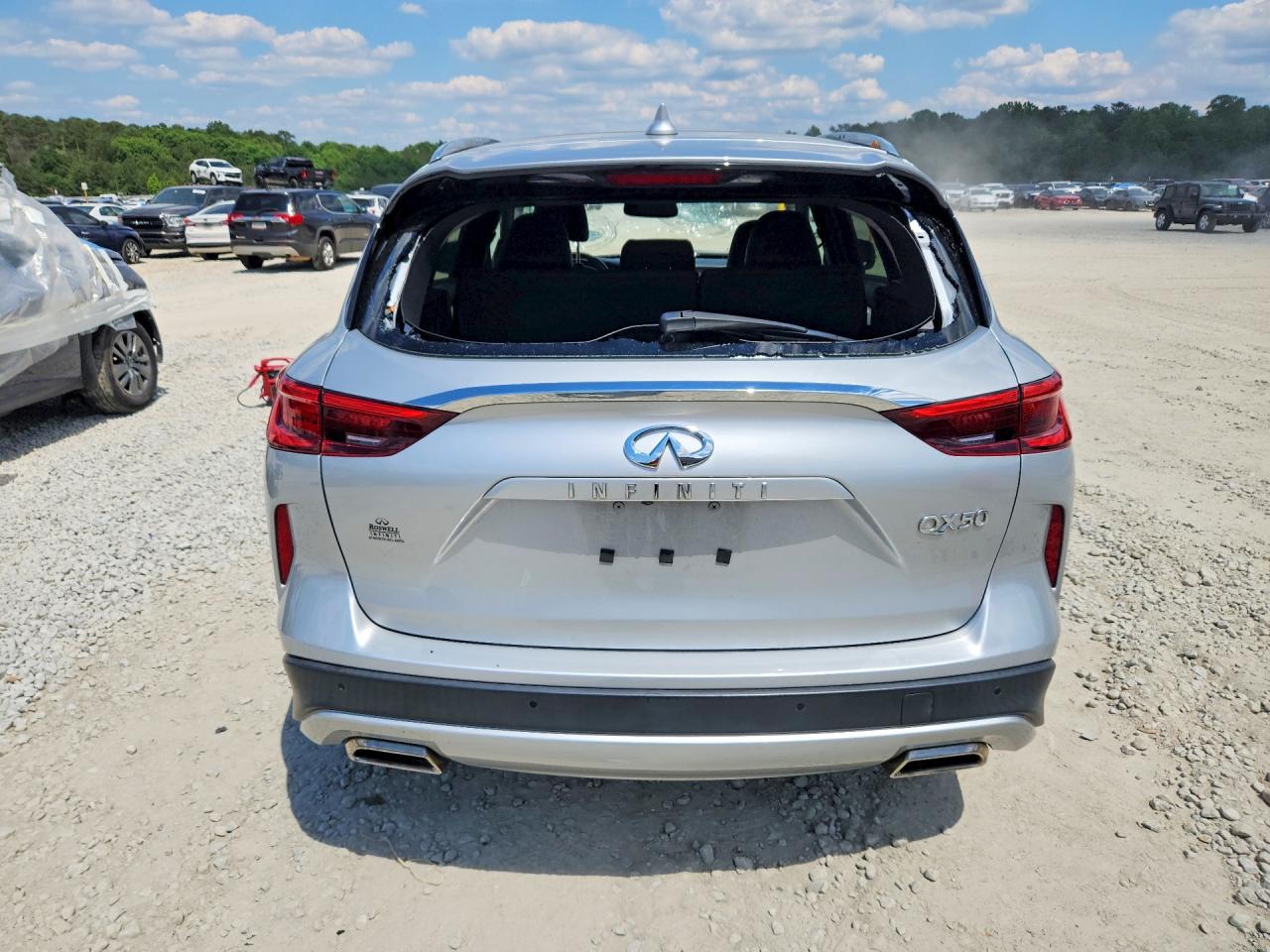 2020 Infiniti Qx50 Luxe Silver vin: 3PCAJ5M18LF104713