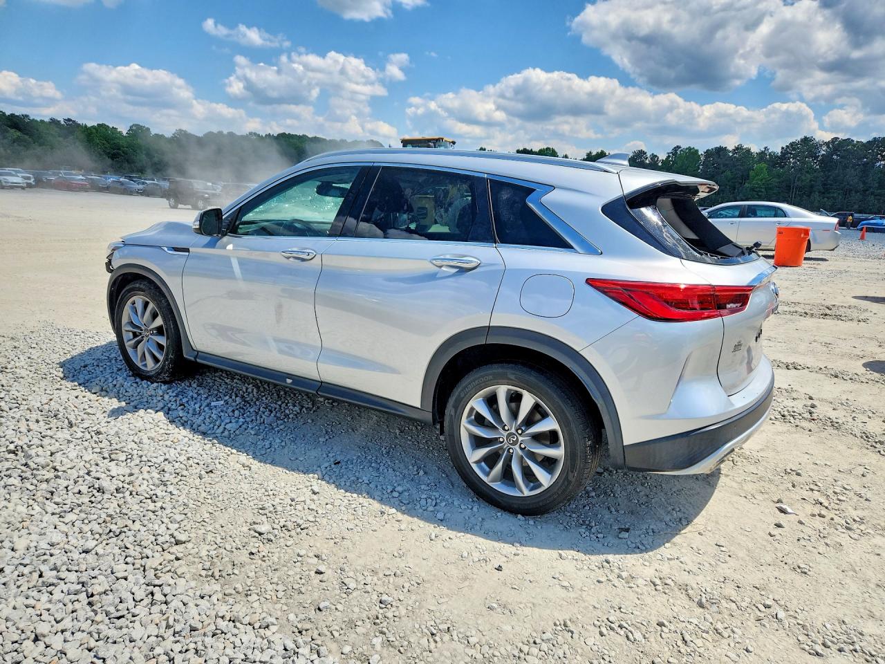 2020 Infiniti Qx50 Luxe Silver vin: 3PCAJ5M18LF104713