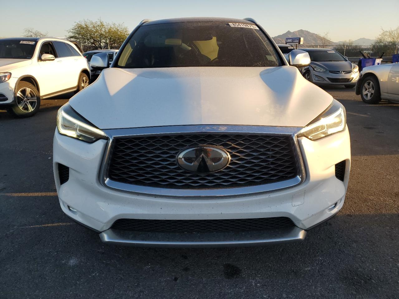 2020 Infiniti Qx50 Pure White vin: 3PCAJ5M18LF120684