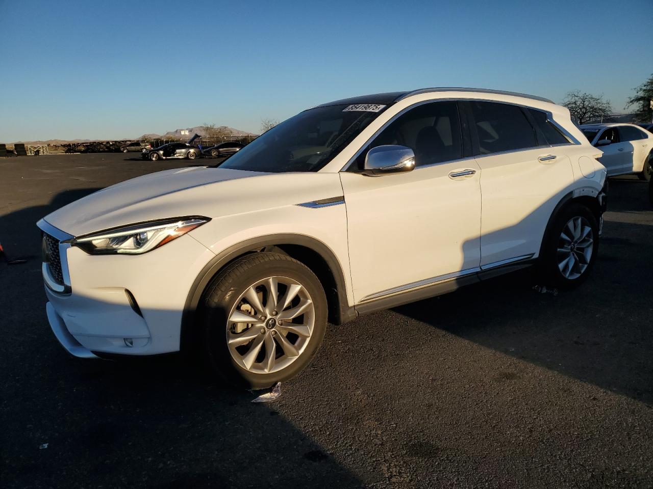 2020 Infiniti Qx50 Pure White vin: 3PCAJ5M18LF120684