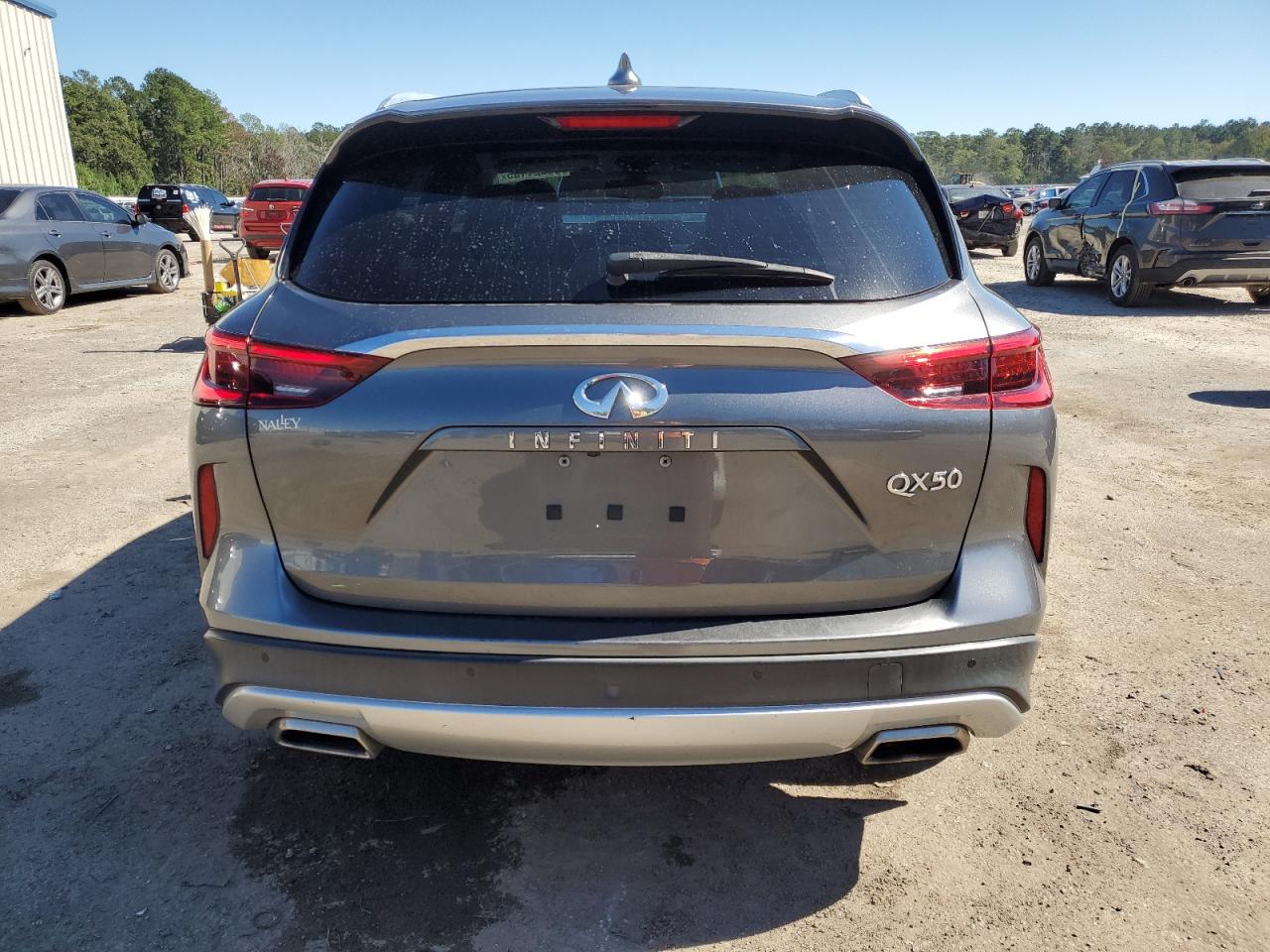 2020 Infiniti Qx50 Pure Gray vin: 3PCAJ5M1XLF115633