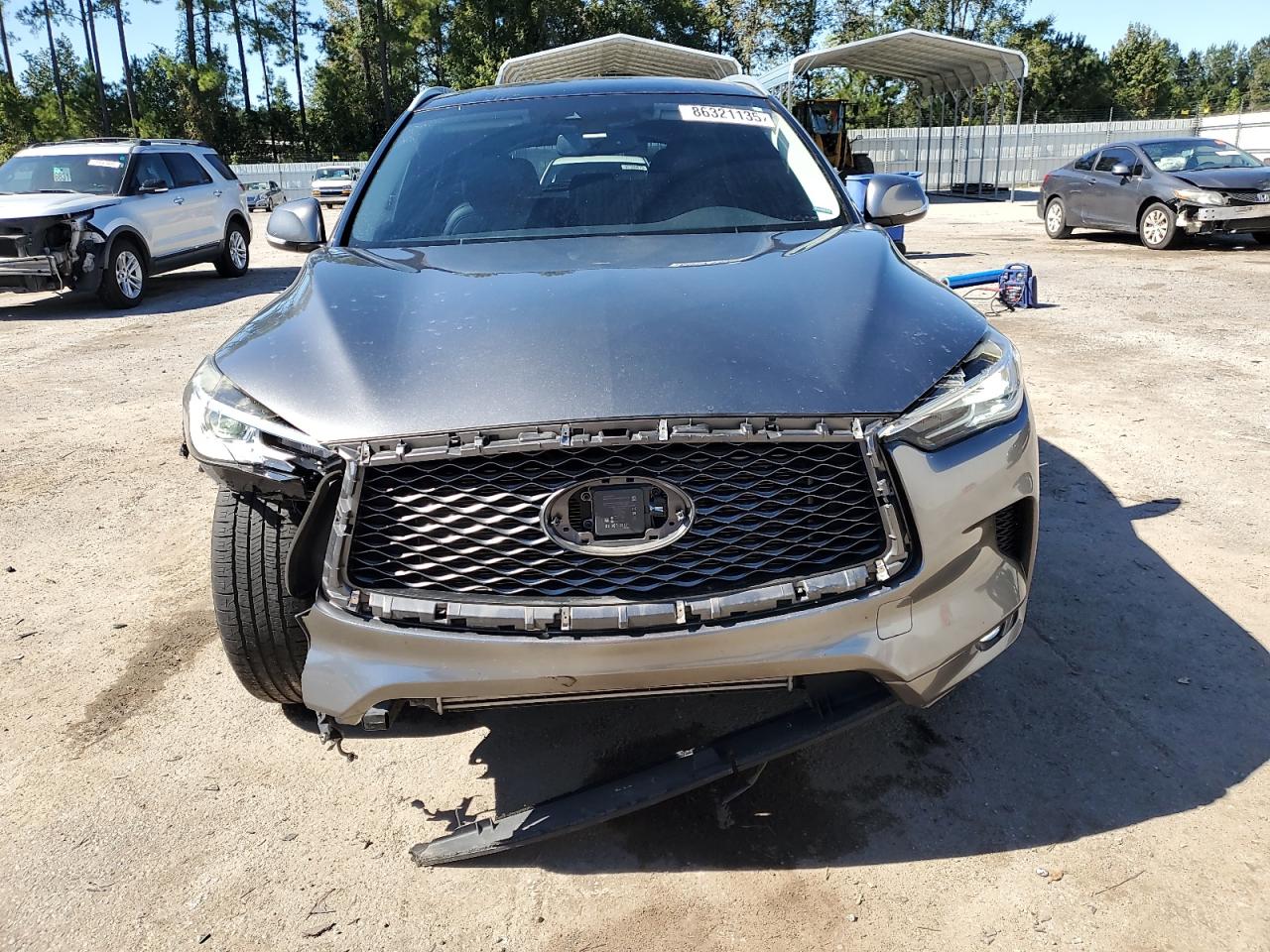 2020 Infiniti Qx50 Pure Gray vin: 3PCAJ5M1XLF115633