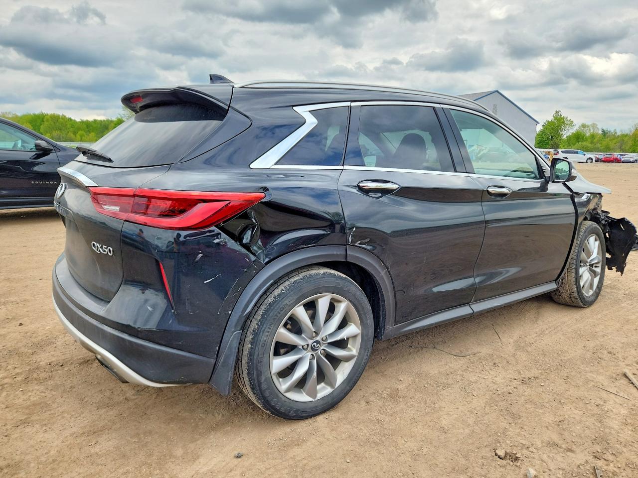 2019 Infiniti Qx50 Luxe Black vin: 3PCAJ5M30KF138497