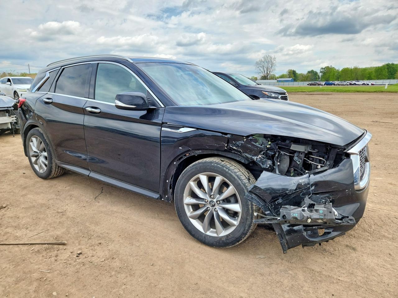 2019 Infiniti Qx50 Luxe Black vin: 3PCAJ5M30KF138497