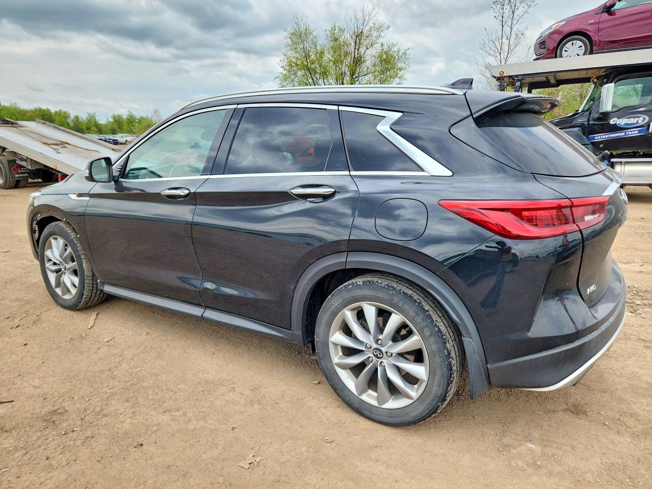 2019 Infiniti Qx50 Luxe Black vin: 3PCAJ5M30KF138497
