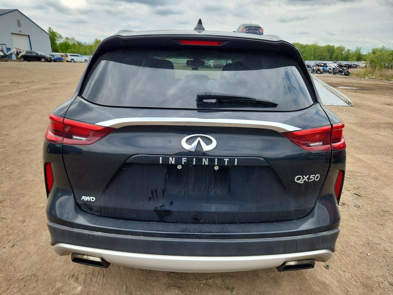 2019 Infiniti Qx50 Luxe Black vin: 3PCAJ5M30KF138497