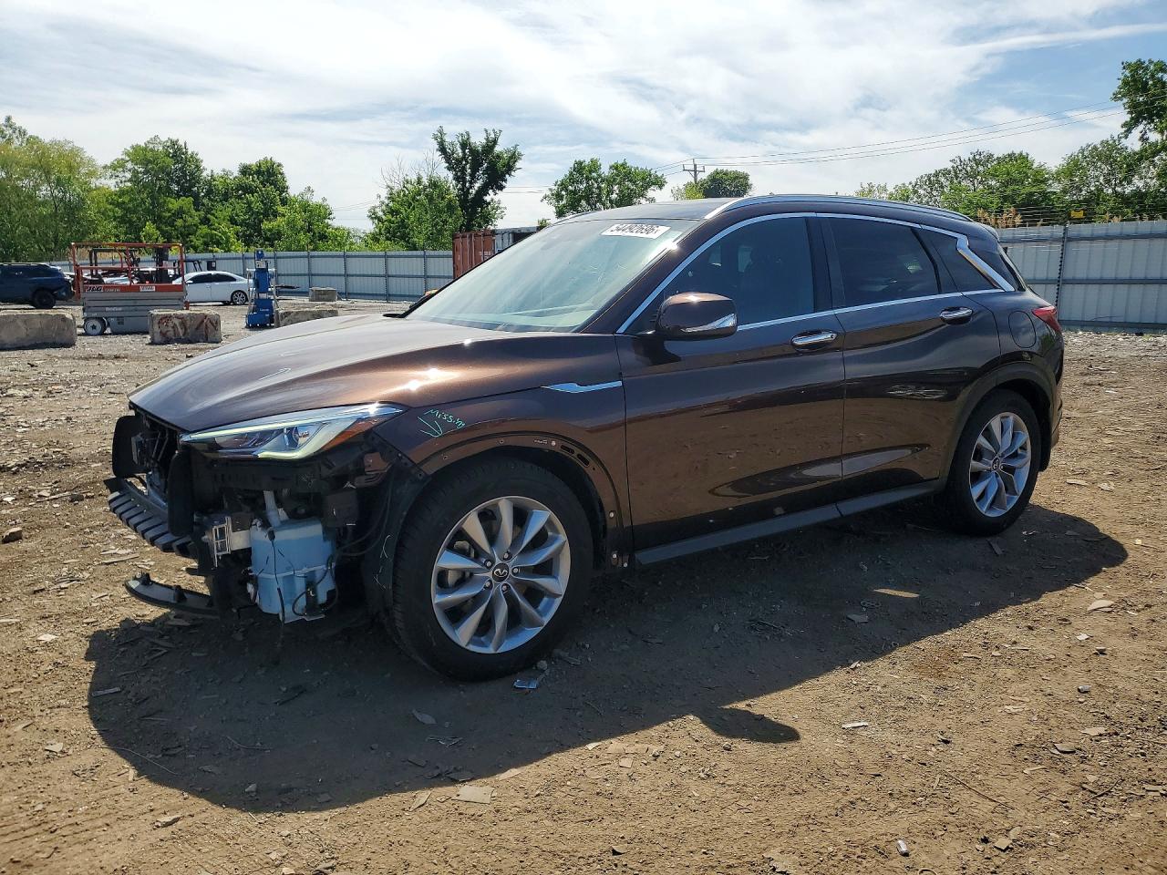 2020 Infiniti Qx50 Luxe Brown vin: 3PCAJ5M30LF111429