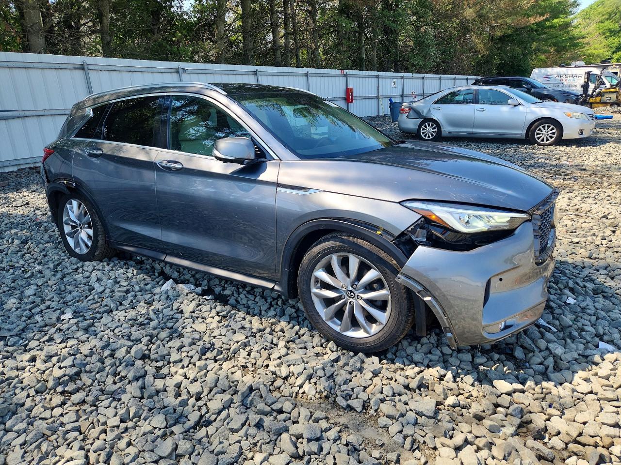 2019 Infiniti Qx50 Essential Gray vin: 3PCAJ5M31KF147418