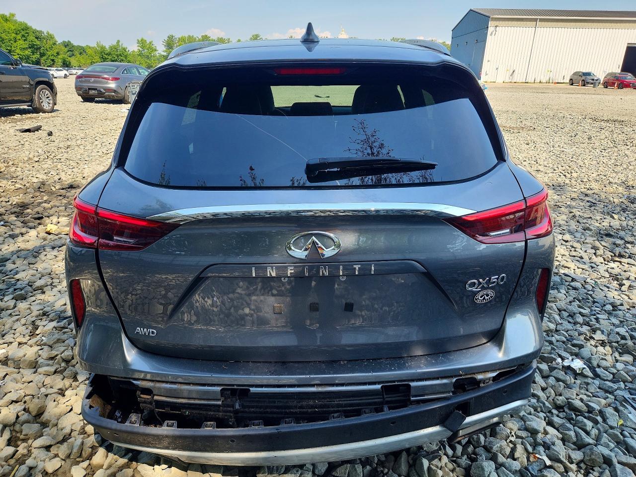 2019 Infiniti Qx50 Essential Gray vin: 3PCAJ5M31KF147418