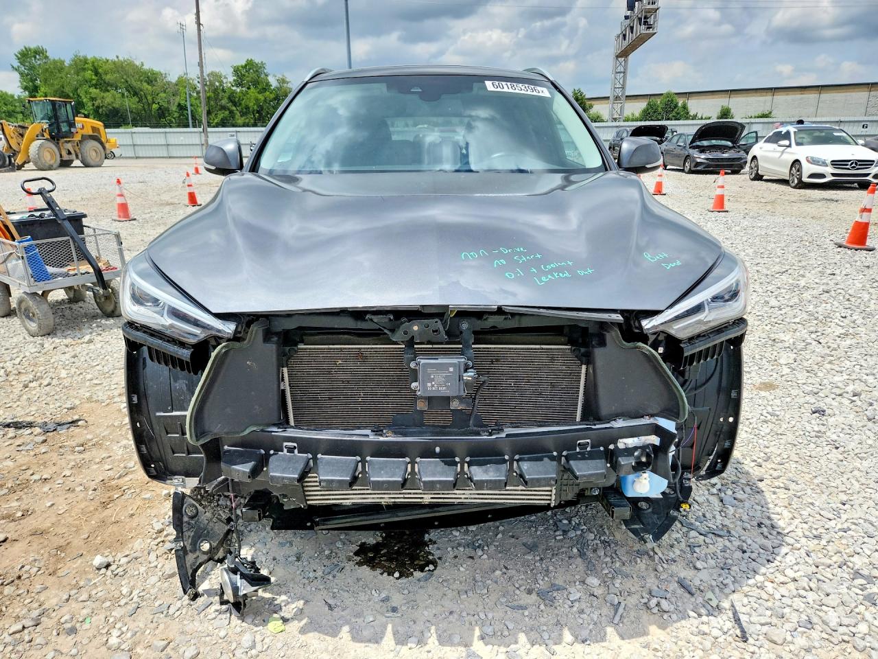 2019 Infiniti Qx50 Luxe Gray vin: 3PCAJ5M32KF117957