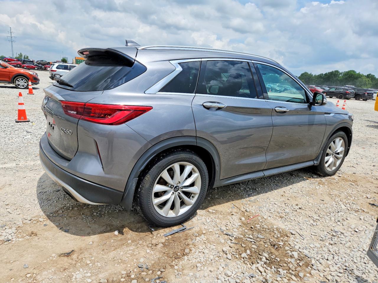 2019 Infiniti Qx50 Luxe Gray vin: 3PCAJ5M32KF117957