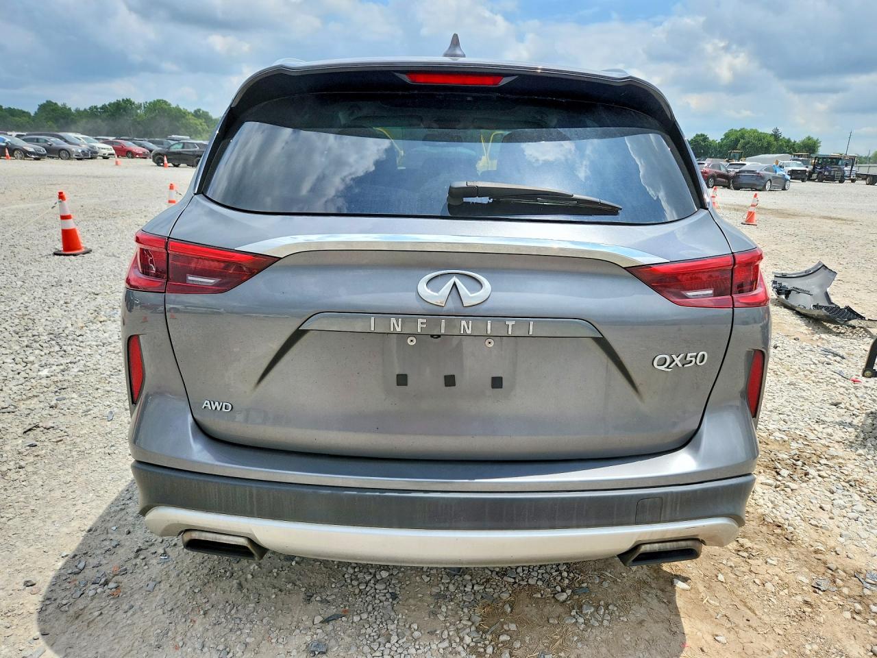 2019 Infiniti Qx50 Luxe Gray vin: 3PCAJ5M32KF117957