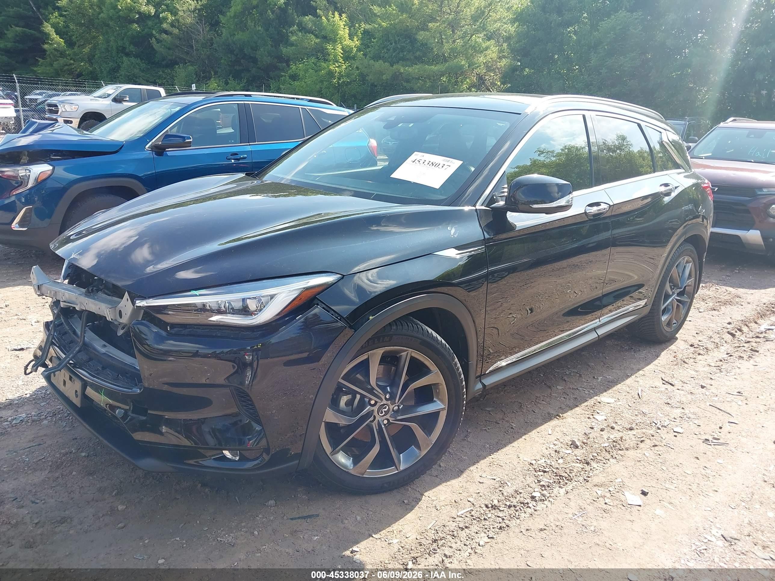 2019 Infiniti Qx50 Essential Black vin: 3PCAJ5M32KF134208