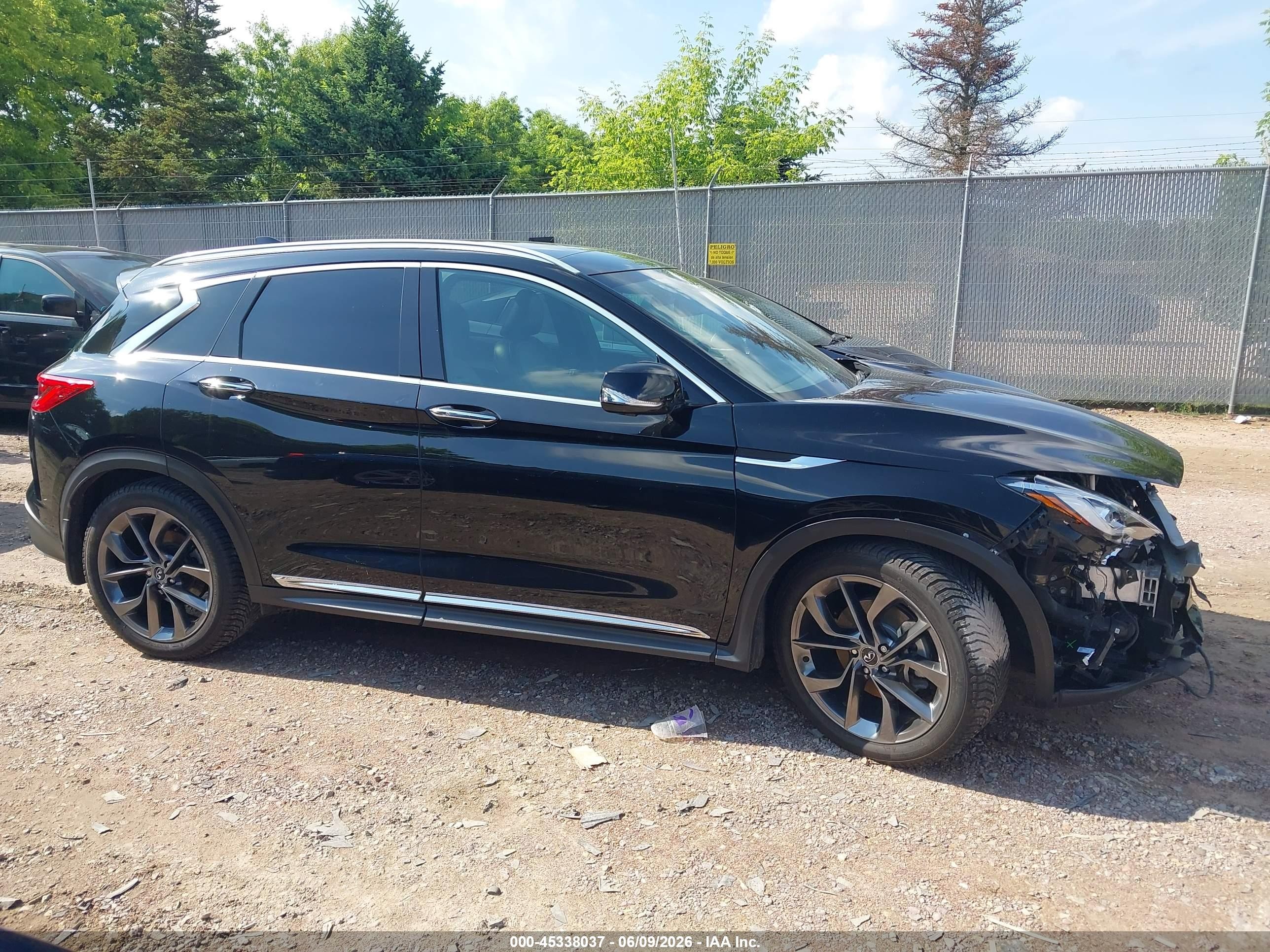 2019 Infiniti Qx50 Essential Black vin: 3PCAJ5M32KF134208