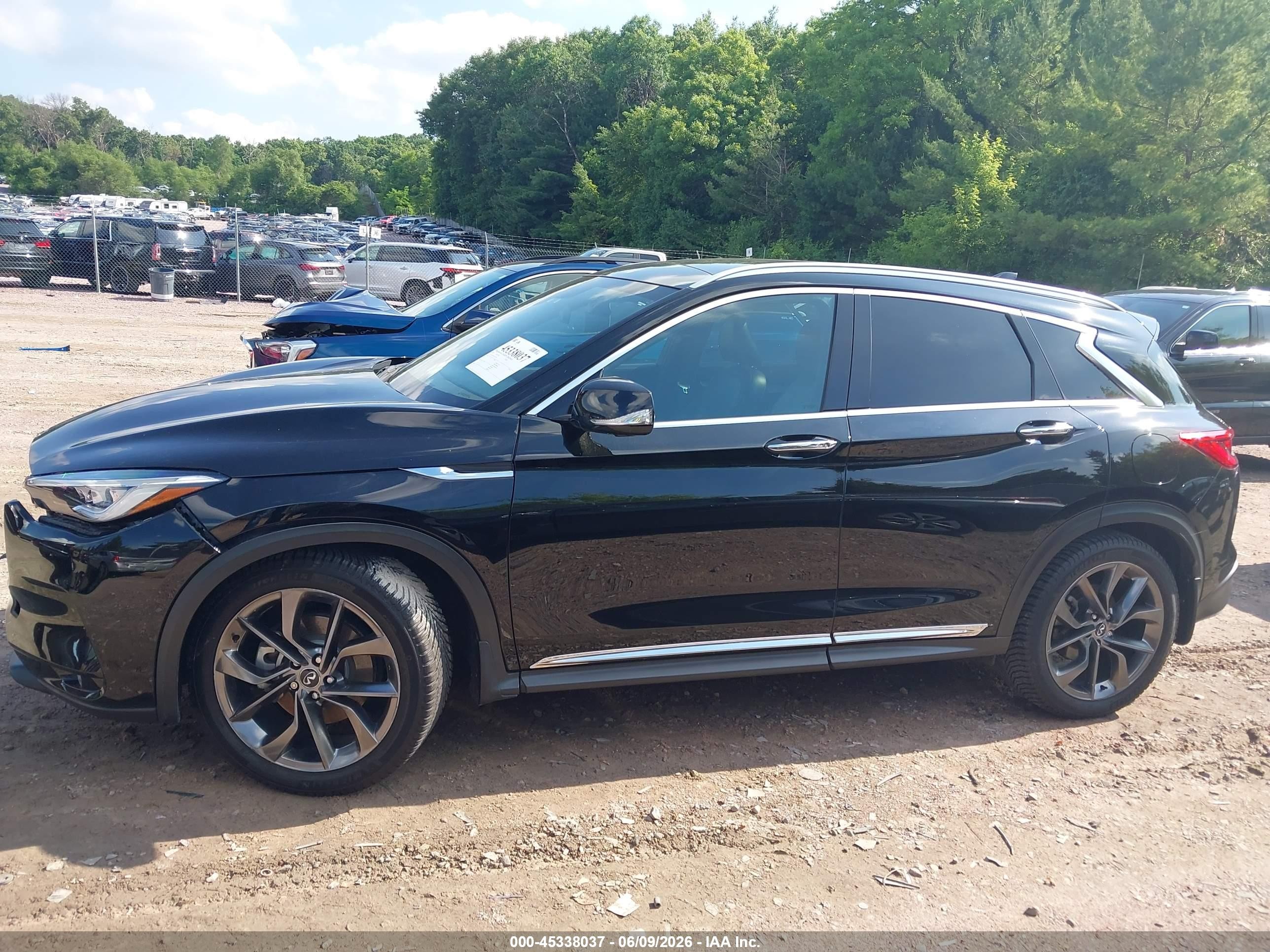 2019 Infiniti Qx50 Essential Black vin: 3PCAJ5M32KF134208